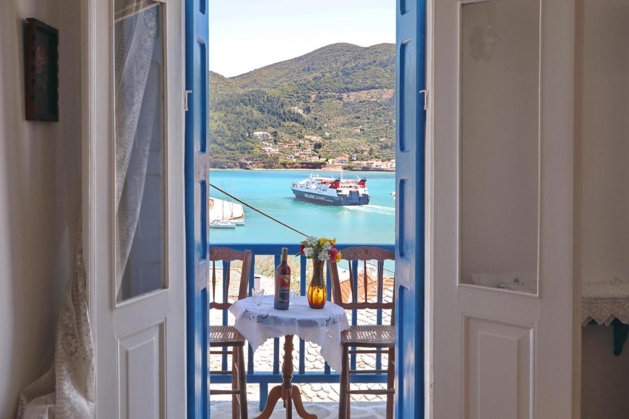 Skopelos House In Castle Panormos  Exteriör bild